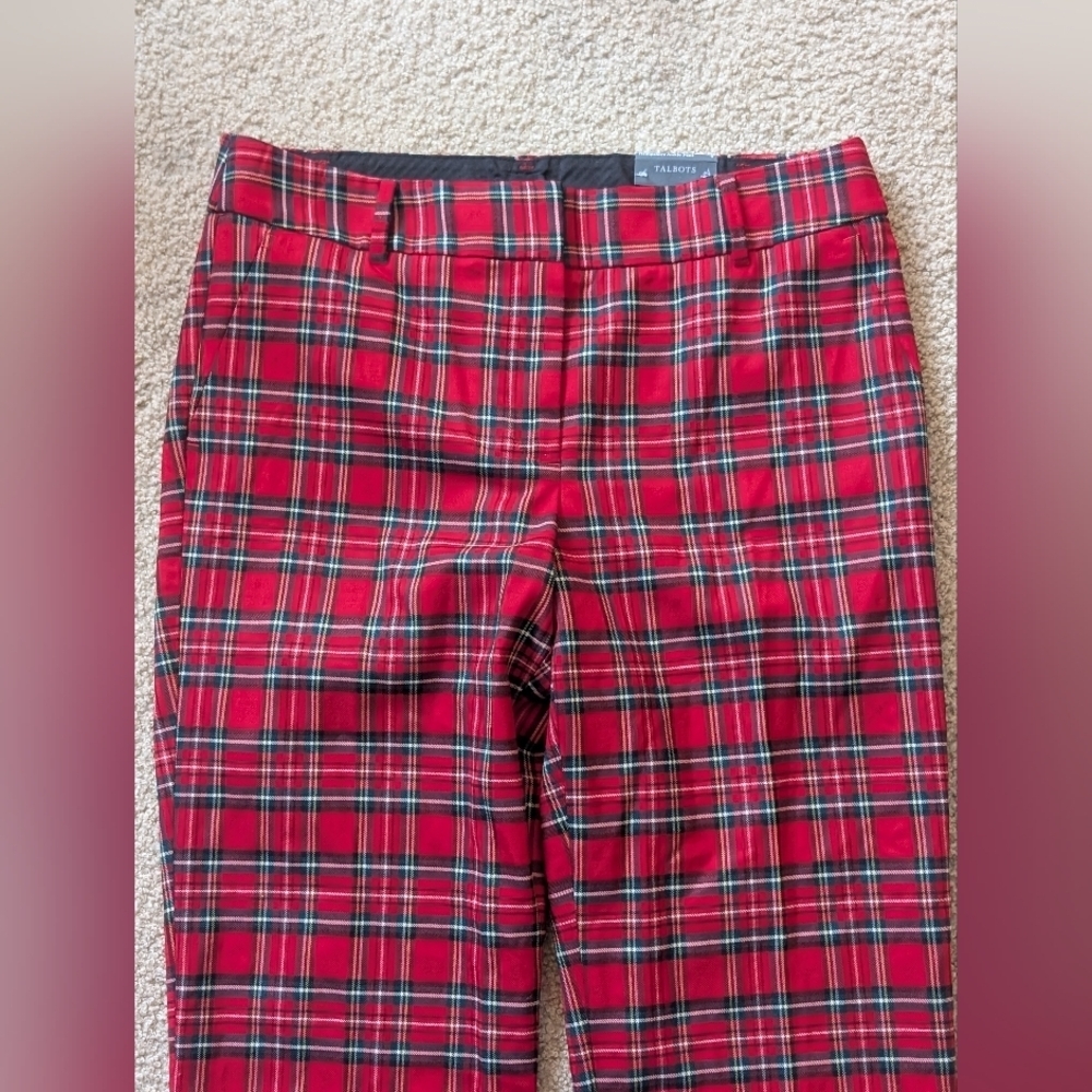 New With Tags Talbots Hampshire Ankle Pants Wool Blend Size 6 - Picture 4 of 8